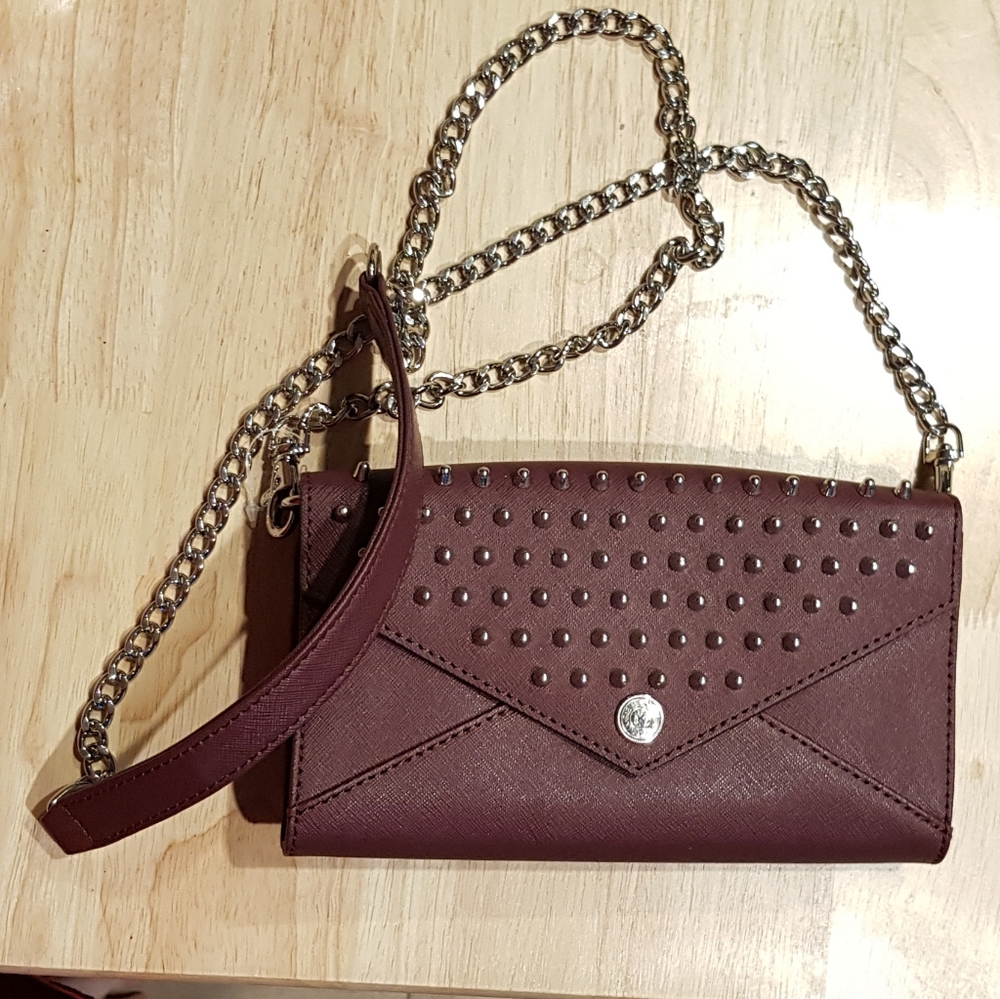NWOT Rebecca Minkoff Studded Wallet on a Chain